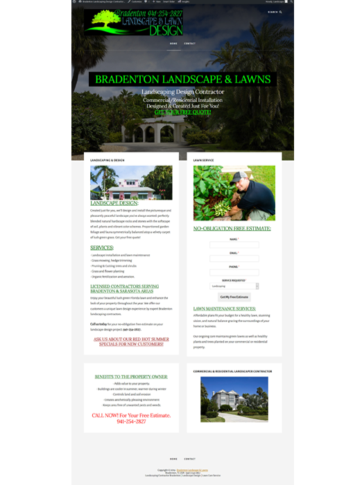 Bradenton Landscaping Design Contractor